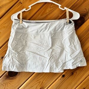 Lululemon White Athletic Skort